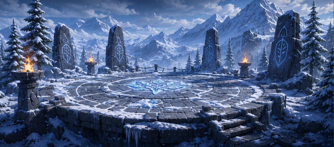 Frostpine Ridge arena concept